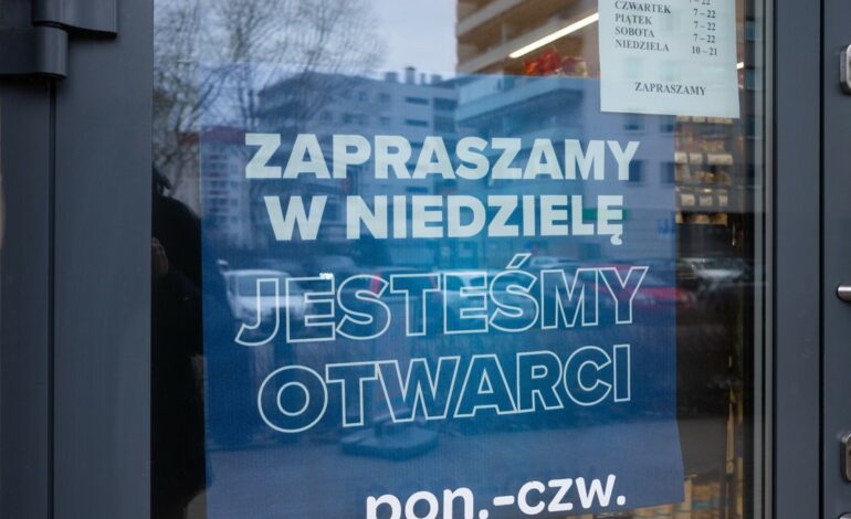 Handel w niedziele znowu może wrócić. Opozycja zapowiadała zmiany