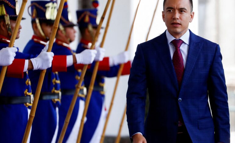 Jest najmłodszym prezydentem-elektem Ekwadoru.  Co czeka Daniela Noboę?  |  Wiadomości o wyborach