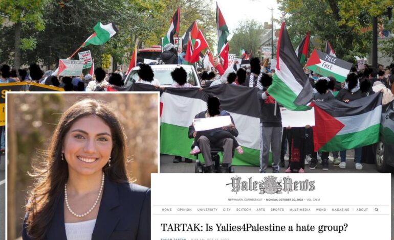 Gazeta kampusu Yale cenzuruje felieton proizraelskiego pisarza na temat obcinania głów mężczyzn i gwałcenia kobiet przez Hamas