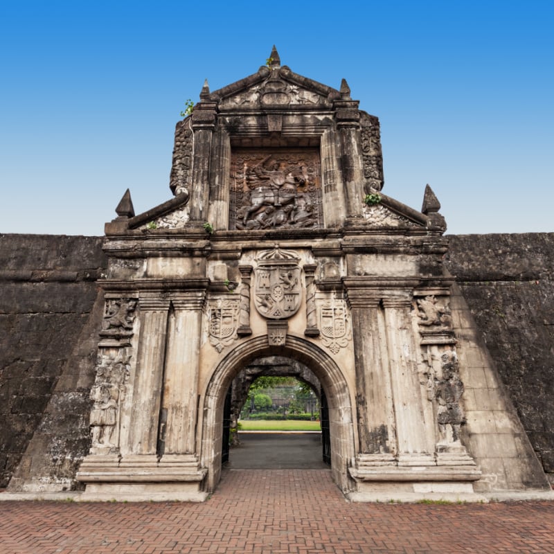Fort Santiago Intramuros Manila na Filipinach