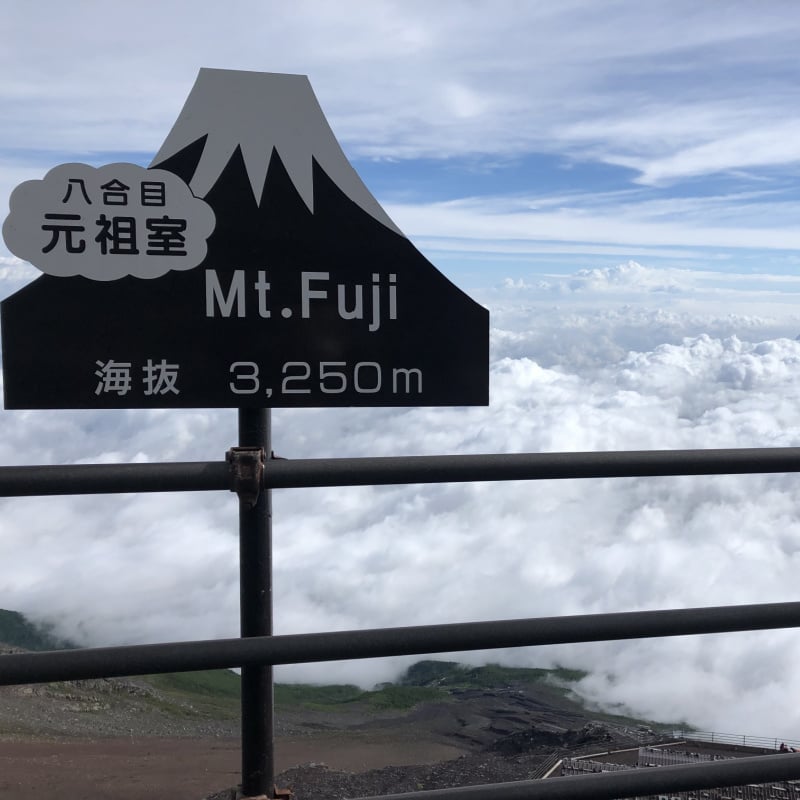 znak elewacji Mount Fuji