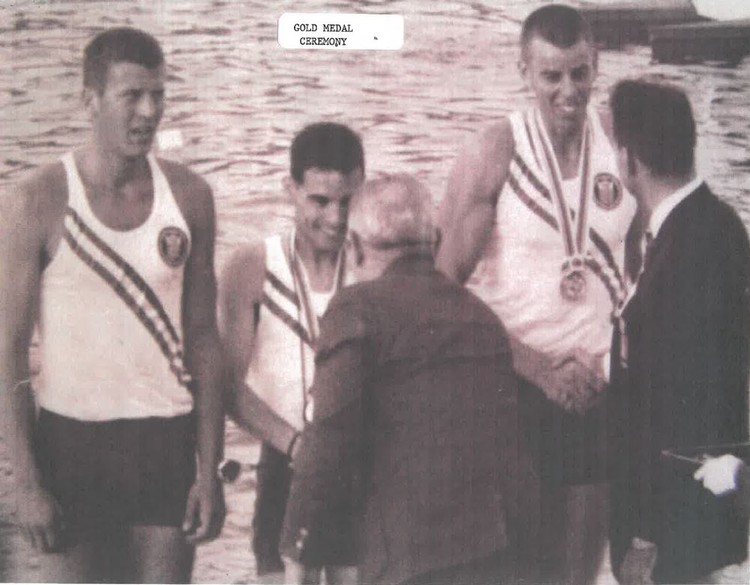Ceremonia wręczenia medali w Tokio 1964