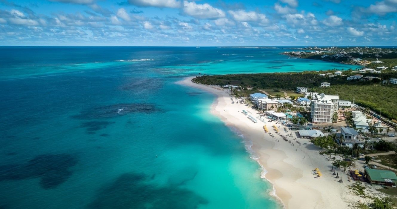 Plaża Shoal Bay Anguilla na Karaibach