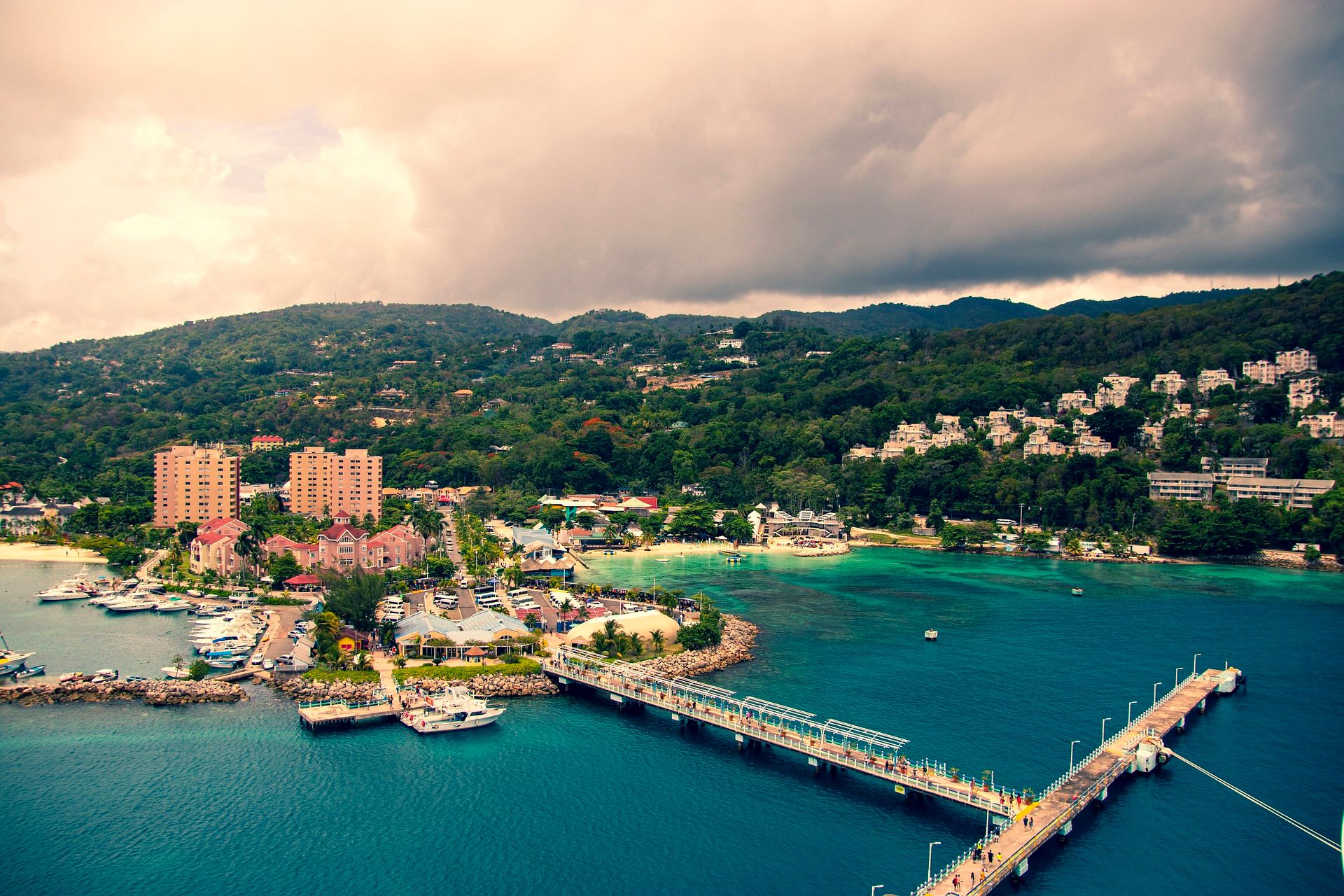 Dekoracje morskie, Ocho Rios, Jamajka