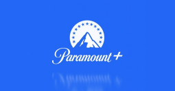 Logo Paramount+ na niebieskim tle