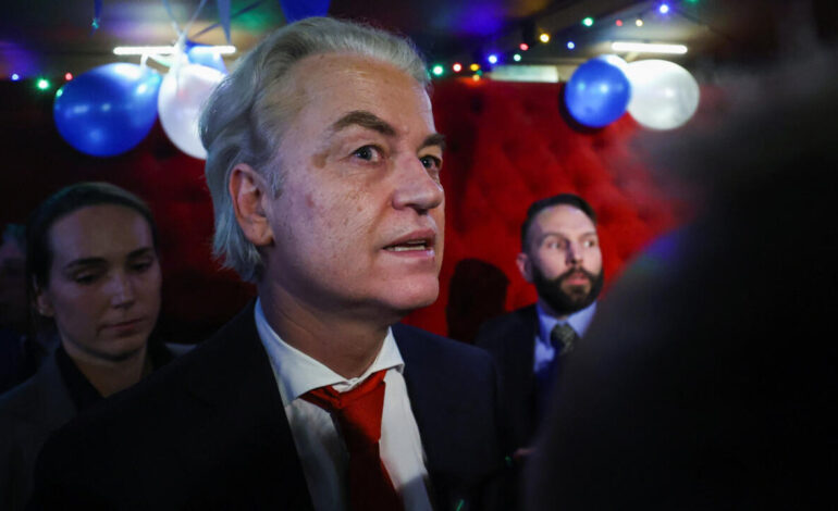 Skrajnie prawicowy Geert Wilders przypieczętował szokujące zwycięstwo w holenderskich wyborach po latach na marginesie politycznym