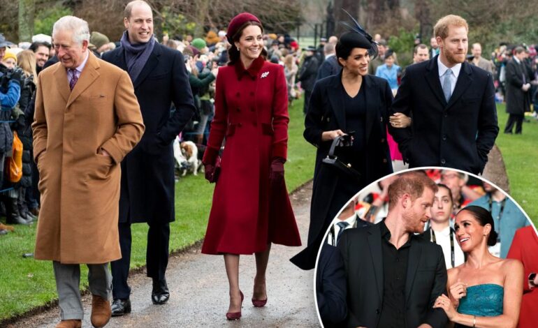 Książę Harry i Meghan Markle „nie będą mile widziane” przez członków rodziny królewskiej na Boże Narodzenie: raport