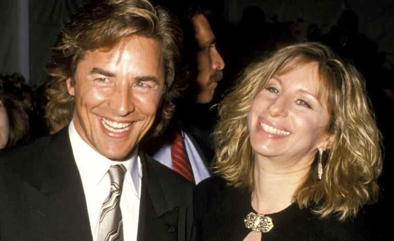 Barbra Streisand twierdzi, że były Don Johnson nadal jej mówi, że ją kocha