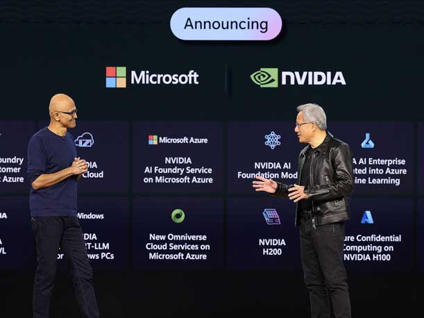 Microsoft Ignite 2023: dyrektor generalny Nvidii, Huang, mówi, że Microsoft jest teraz „bardziej nastawiony na współpracę i partnerstwo”