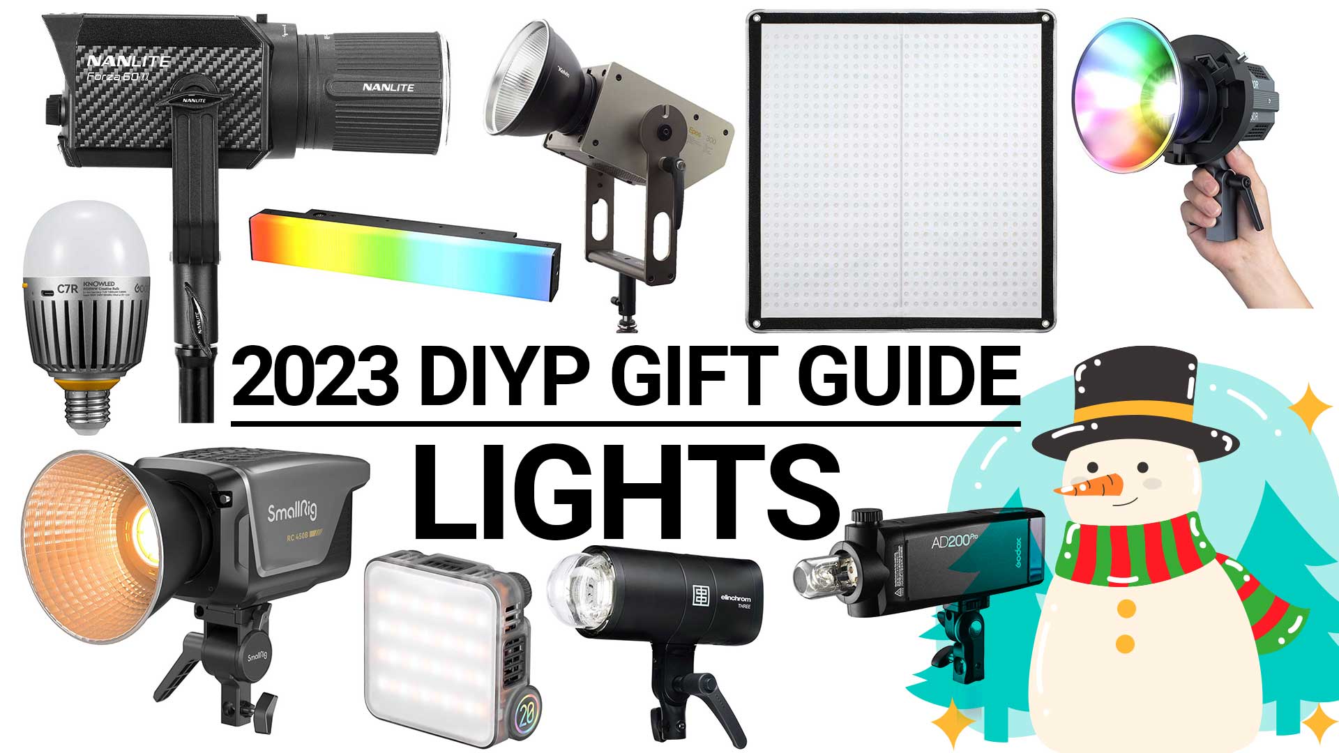 Przewodnik po prezentach DIYP 2023 – Lampy do zdjęć i filmów