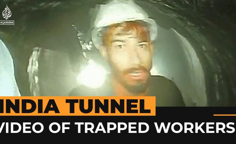 Indyjscy pracownicy uwięzieni w himalajskim tunelu na 10 dni widziani kamerą |  Wiadomości budowlane