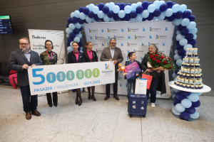 Lotnisko w Katowicach przekroczyło barierę 5 mln obsłużonych pasażerów