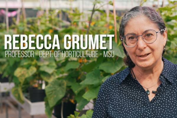 Doktor Rebecca Grumet otrzymuje nagrodę Master Farmer Associate Award MI