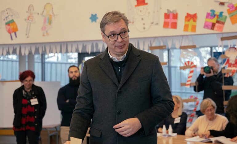 Vučić wzmacnia kontrolę w serbskich wyborach przyćmionych twierdzeniami o oszustwach – POLITICO