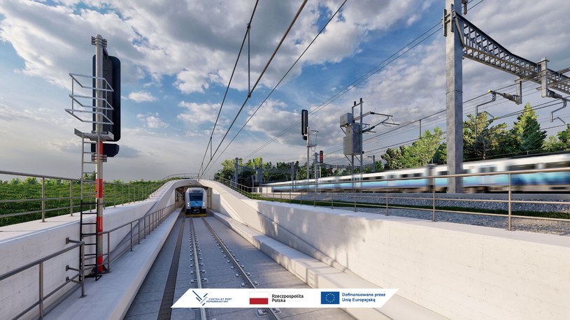 Nowe linie dla pociągów stanowią ważną część inwestycji CPK. /CPK /materiały prasowe