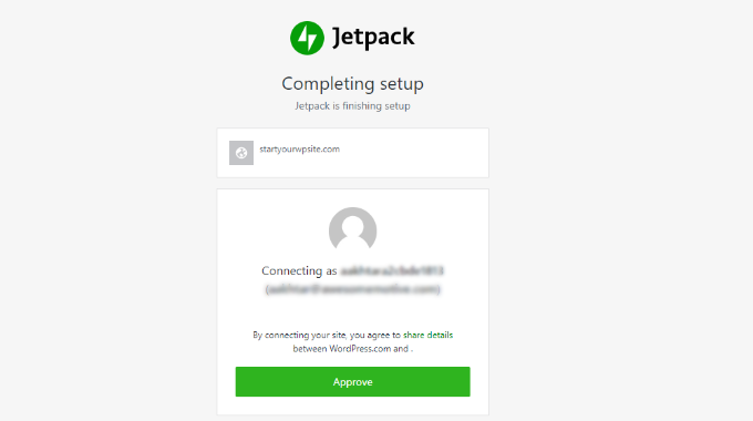 Połącz swoje konto JetPack