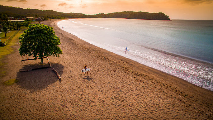 Surfer w Playa Venao