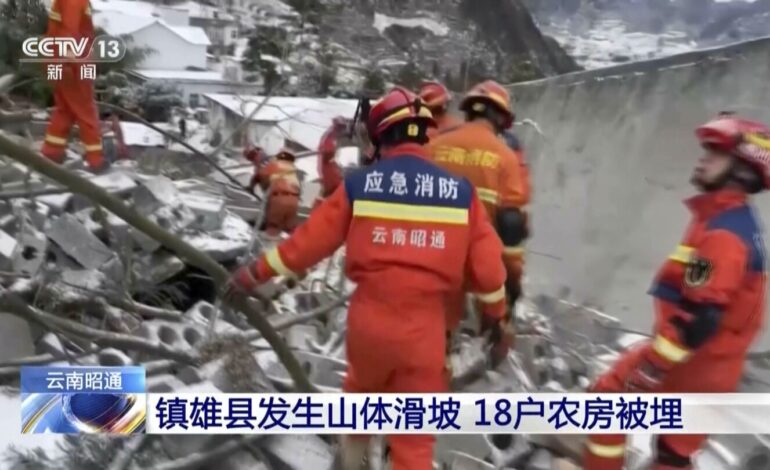 Osuwisko w górzystych południowo-zachodnich Chinach spowodowało śmierć 47 osób