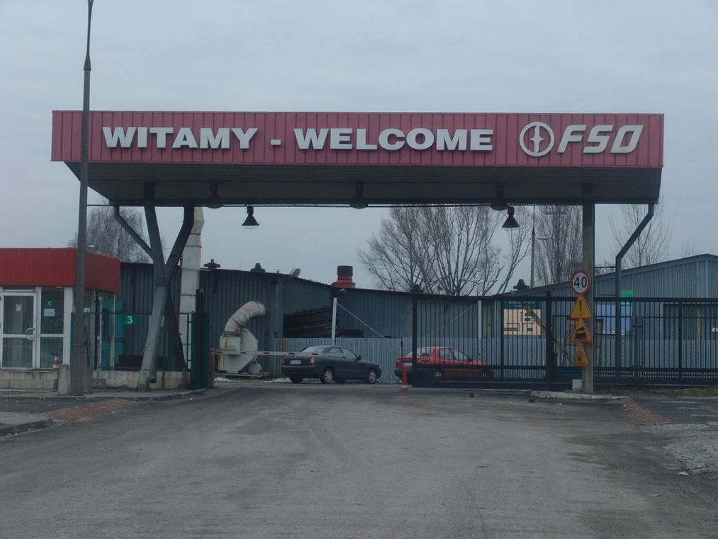 Dawna brama FSO na warszawskim Żeraniu