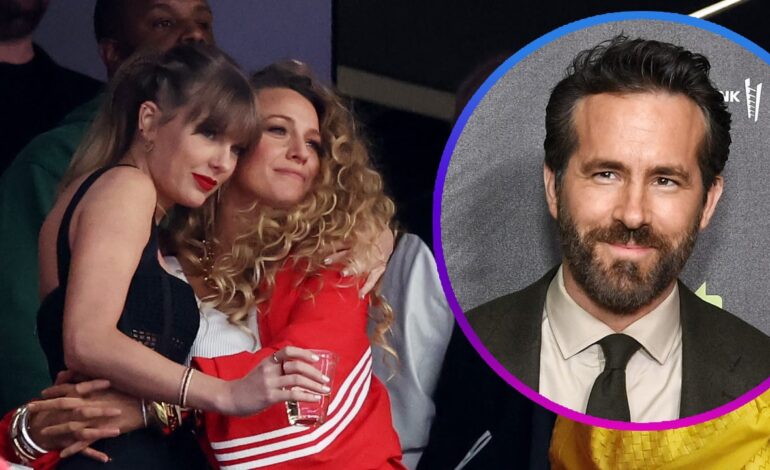 Blake Lively żartuje, gdy Ryan Reynolds żartuje, że poszła na Super Bowl bez niego