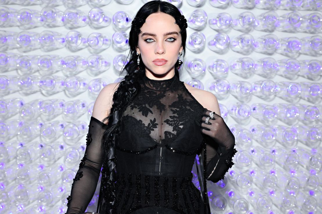 NOWY JORK, NOWY JORK – 01 MAJA: Billie Eilish uczestniczy w obchodach gali Met 2023 