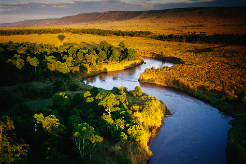 Rzeka w Rezerwacie Narodowym Masai Mara