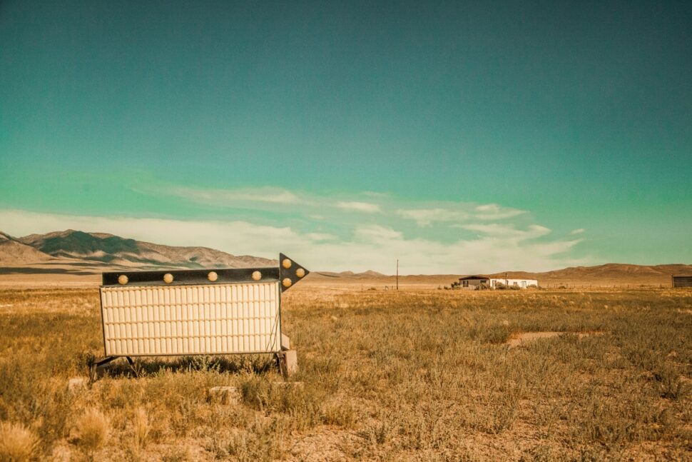 Rachel, Nevada.  Tuż za Strefą 51