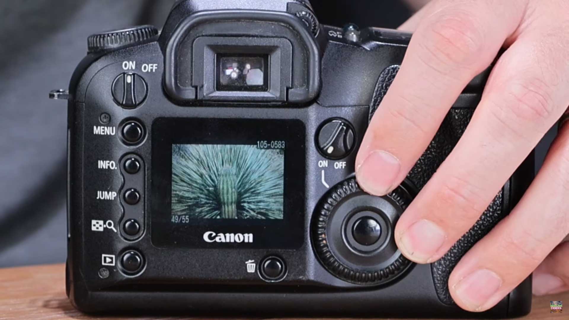 Tylny ekran Canona EOS D60