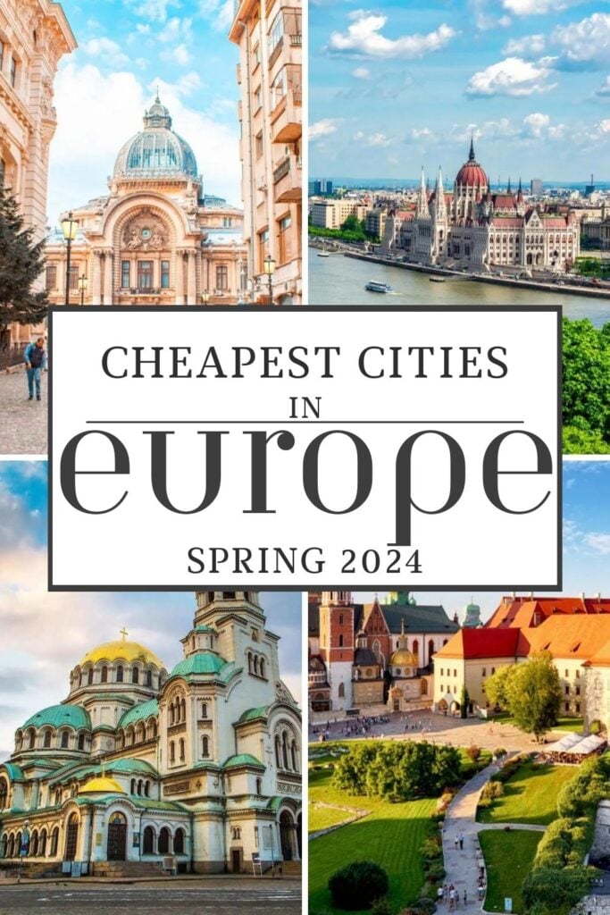 najtańsze miasta w Europie wiosną 2024 r