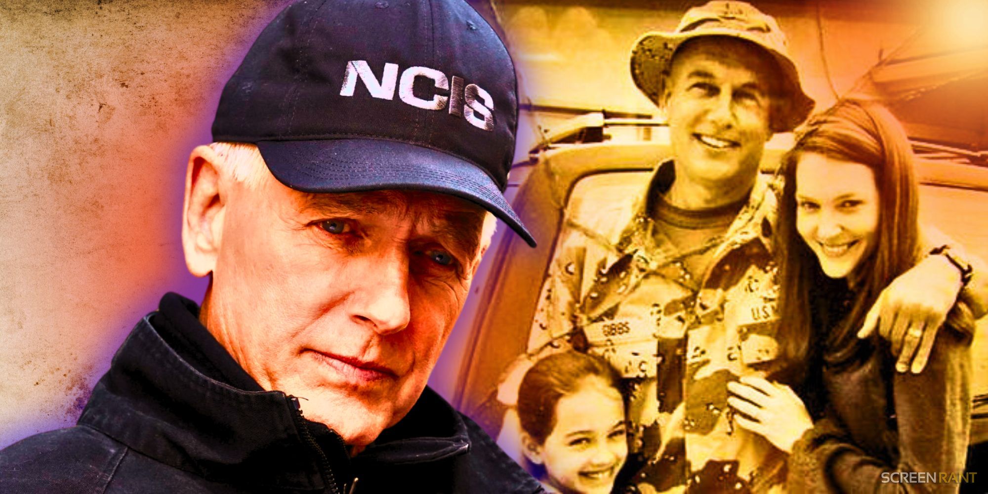 Mark Harmon jako Gibbs i rodzina Gibbsów w NCIS