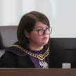 Sędzia Agnieszka Brygidyr-Dorosz na sali sądu