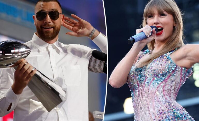 Travis Kelce widziany w Las Vegas, gdy fani spekulują, czy dołączy do Taylor Swift w Australii