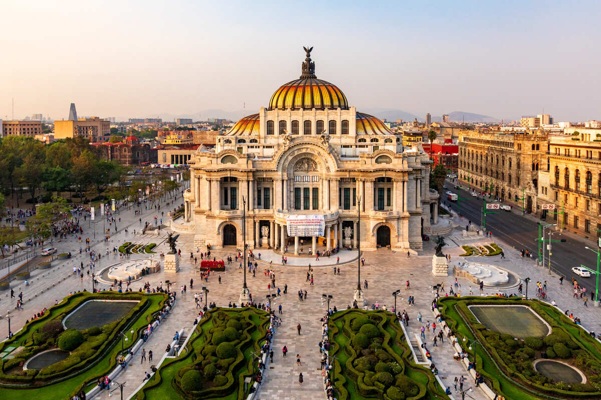 Palacio Bellas Artes, Meksyk, Meksyk, Ameryka Łacińska