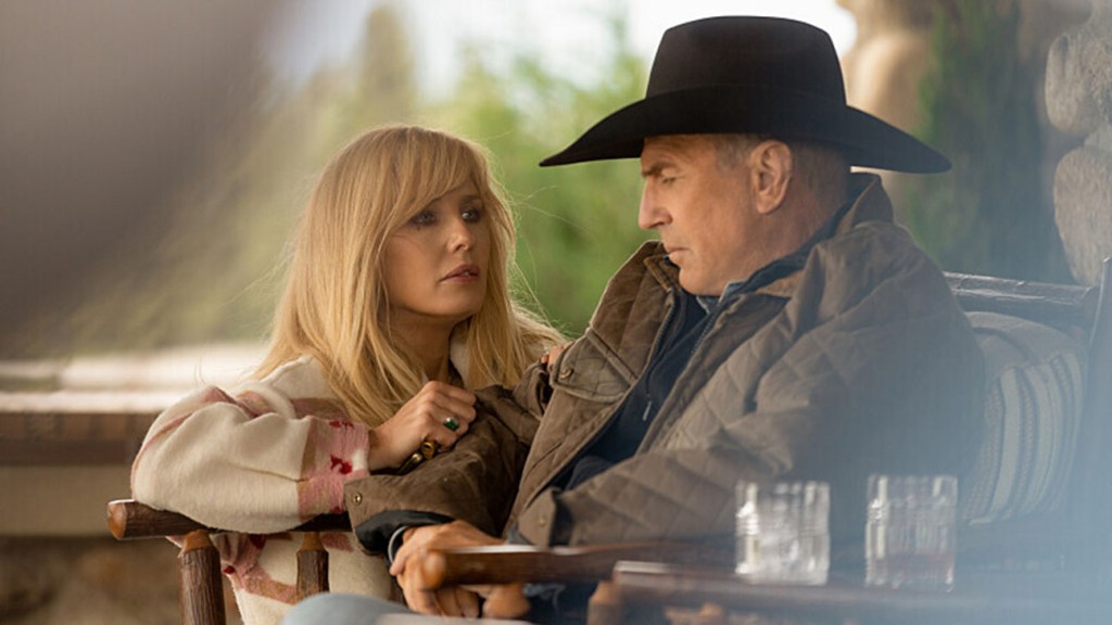 Kelly Reilly i Kevin Costner w „Yellowstone”