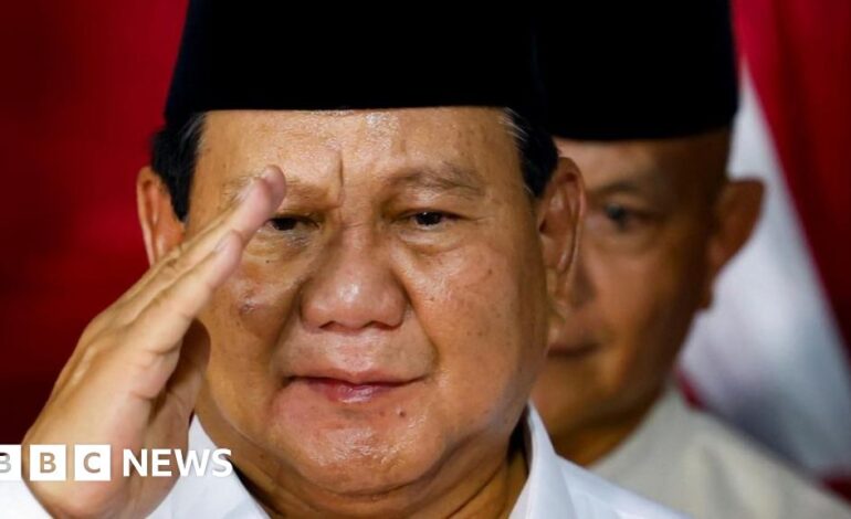 Indonezja: Prabowo Subianto zostało prezydentem-elektem po tym, jak rywale zarzucają mu oszustwo