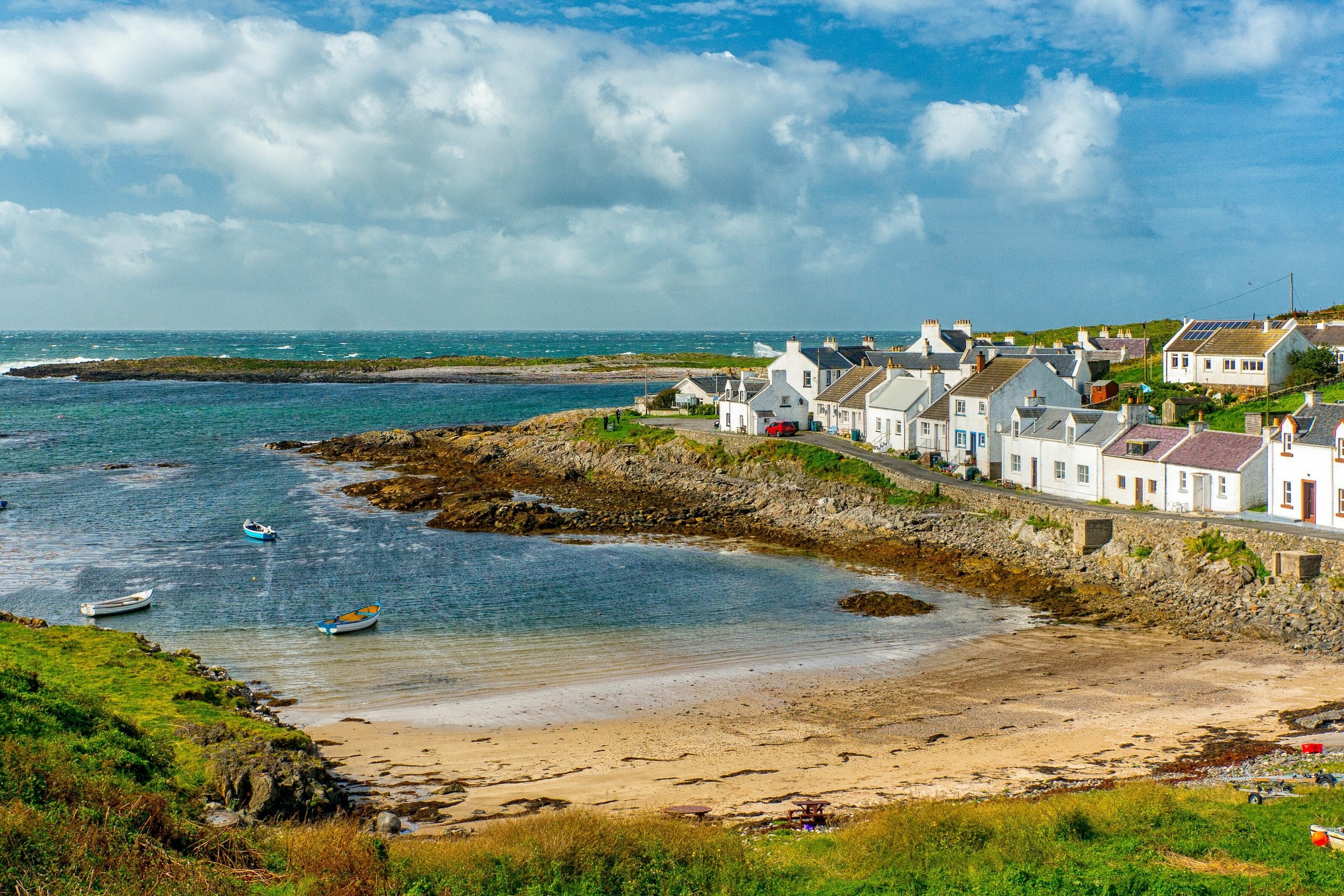 Portnahaven, mała wioska na południowym krańcu wyspy Islay w Szkocji.