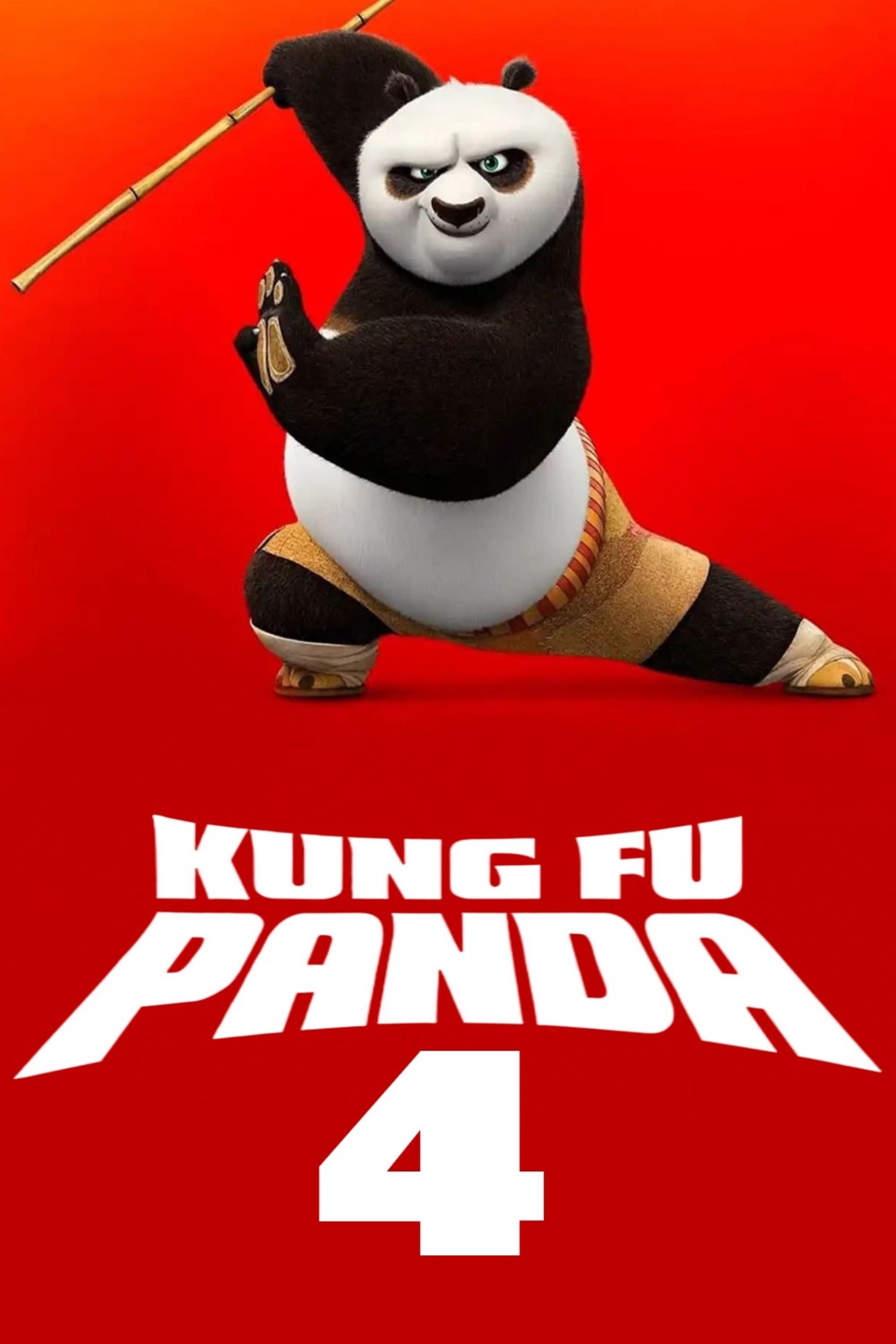 Plakat filmowy Kung Fu Panda 4