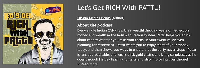 Posłuchaj podcastu Lets Get Rich with Pattu