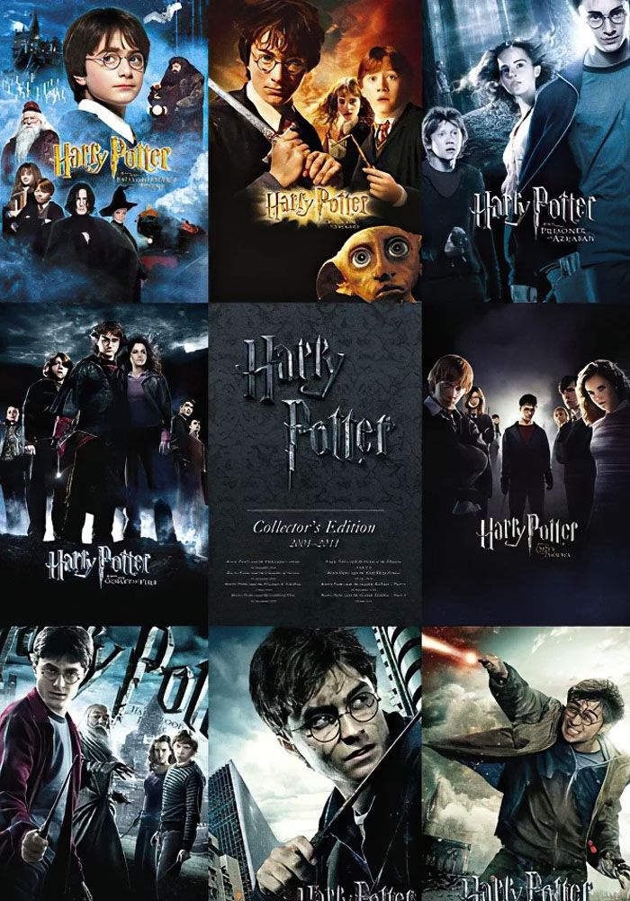 Edycja kolekcjonerska filmu Harry Potter 8 zawierająca całą grafikę filmową