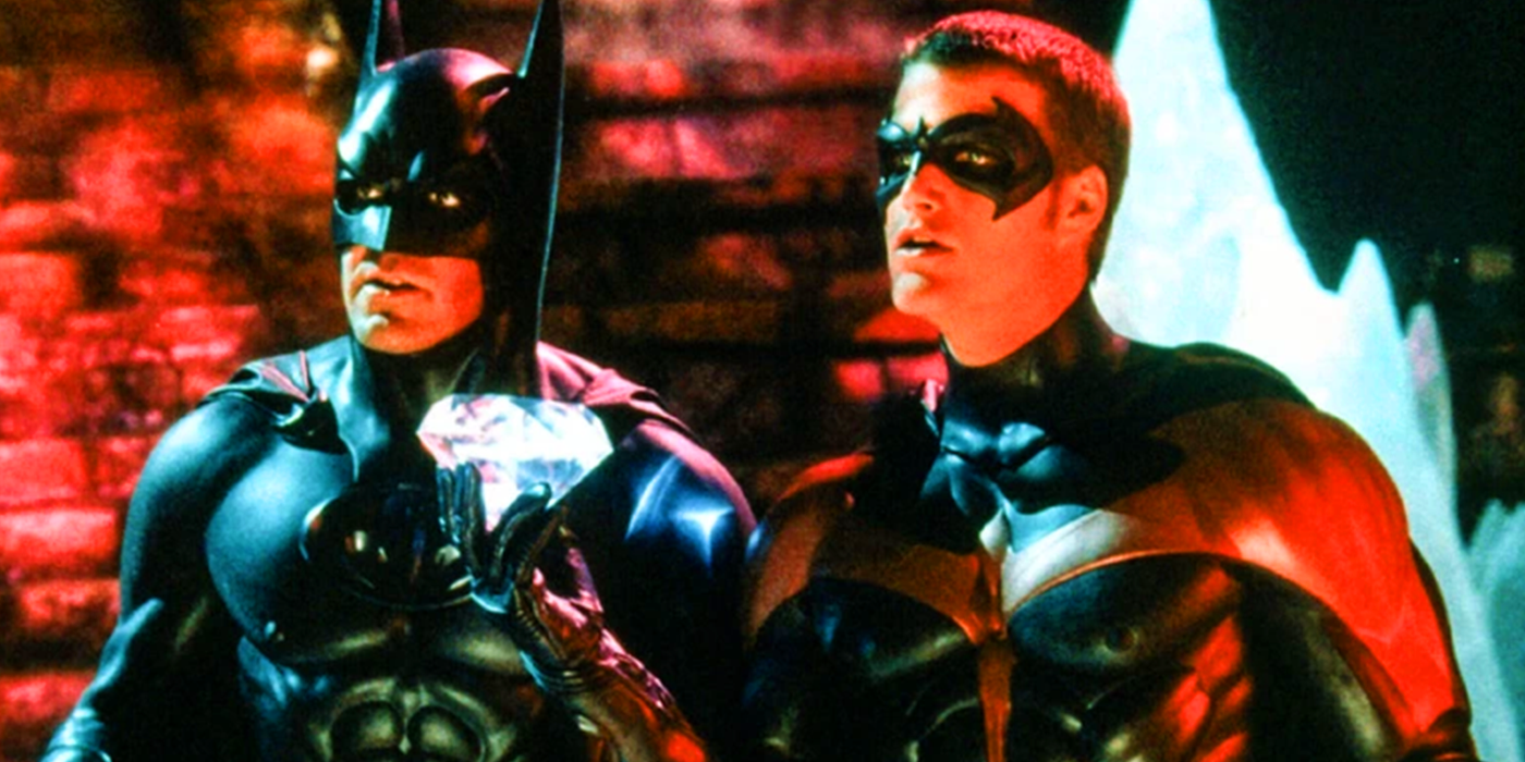George Clooney i Chris O'Donnell w 1997 Batman i Robin