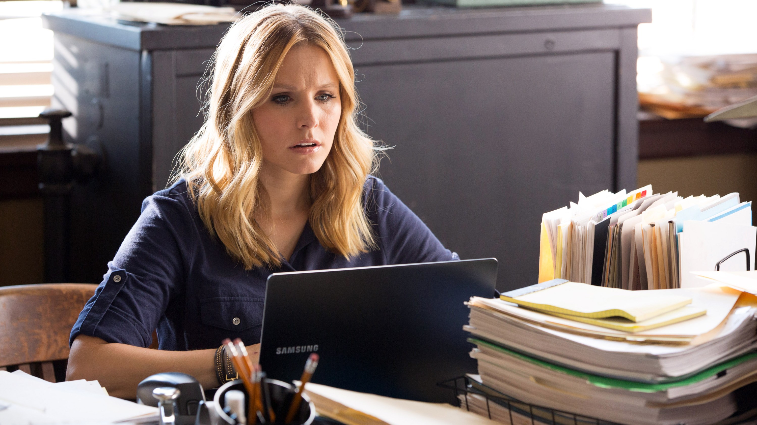 VERONICA MARS, Kristen Bell, 2014. tel.: Robert Voets/©Warner Bros. Pictures/dzięki uprzejmości Everett Collection