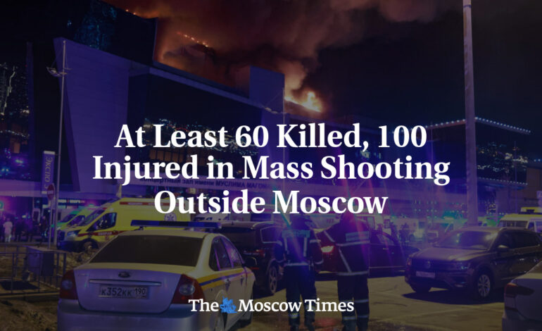 Co najmniej 60 zabitych, 100 rannych w masowej strzelaninie pod Moskwą