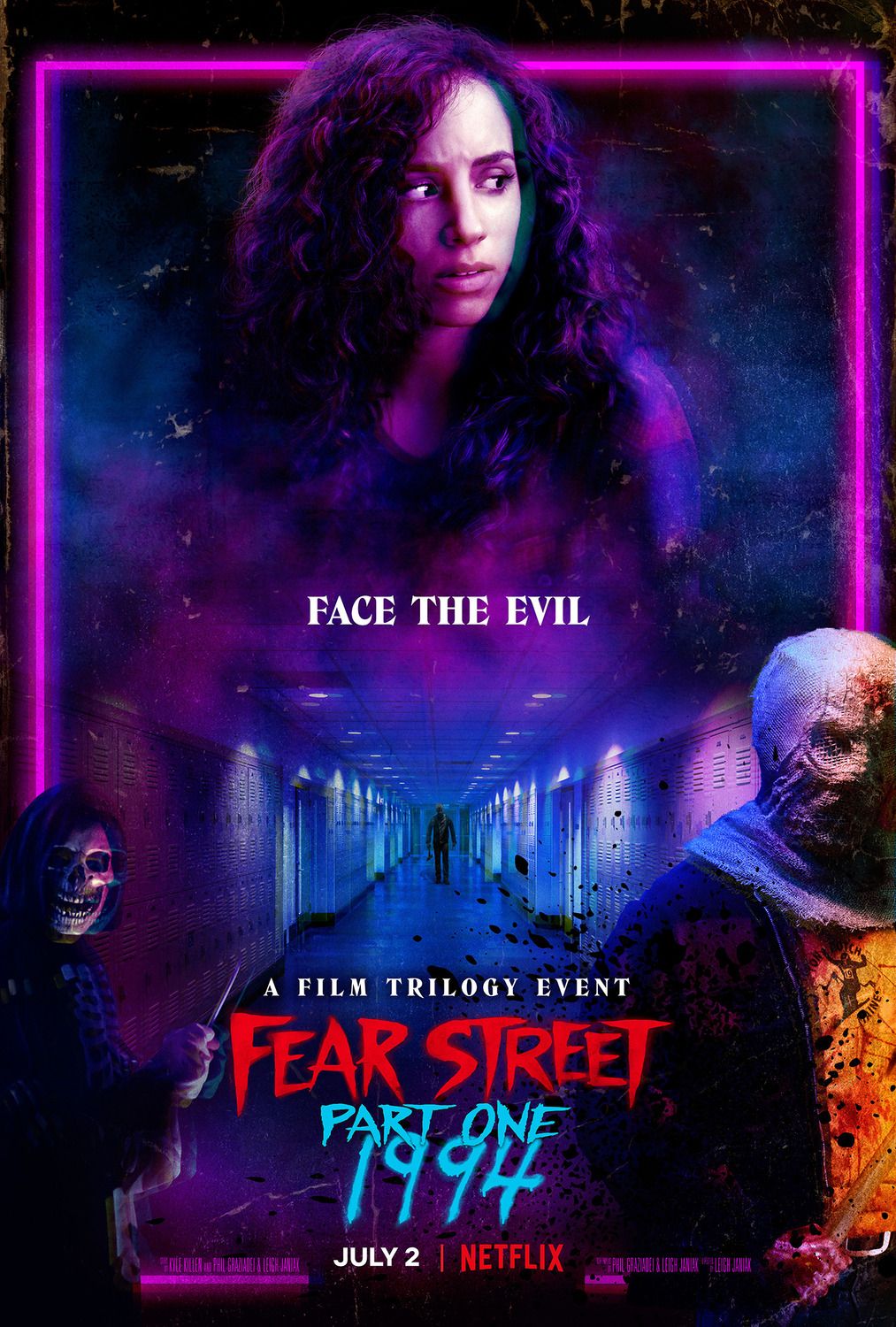 Plakat filmu Ulica strachu, część pierwsza z 1994 roku