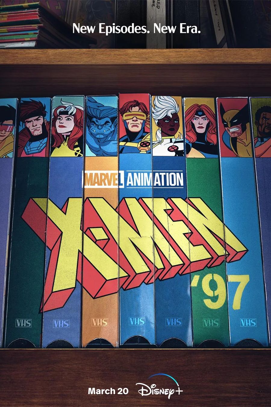 Plakat serialu telewizyjnego X-Men 97 Disney Plus