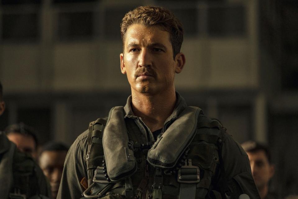 Niewiele wiadomo na temat trójki, ale oczekuje się, że powrócą Miles Teller i Glen Powell.  ©Paramount/Dzięki uprzejmości kolekcji Everett