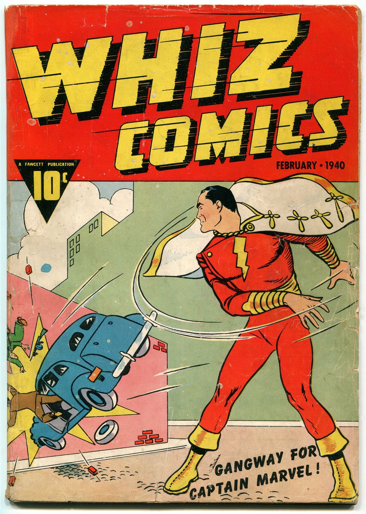Okładka Whiz Comics #1
