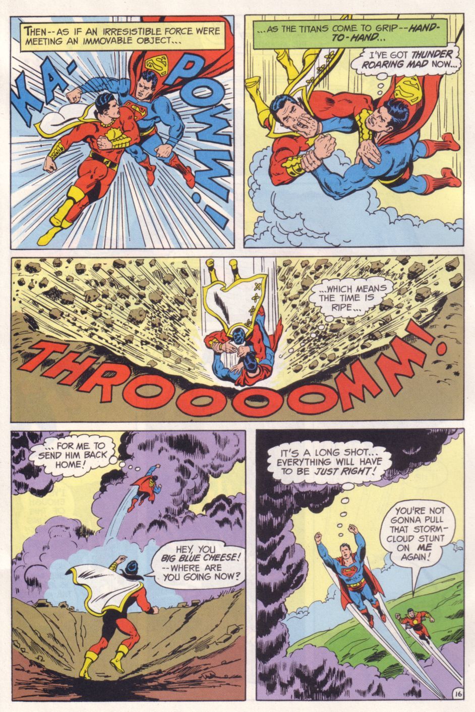 Superman walczy z Kapitanem Gromem