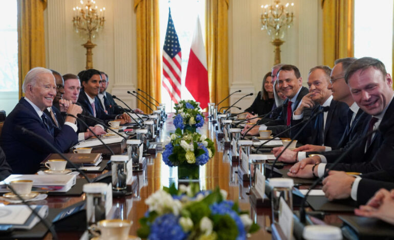 ZOBACZ: Biden gości w Białym Domu prezydenta i premiera Polski