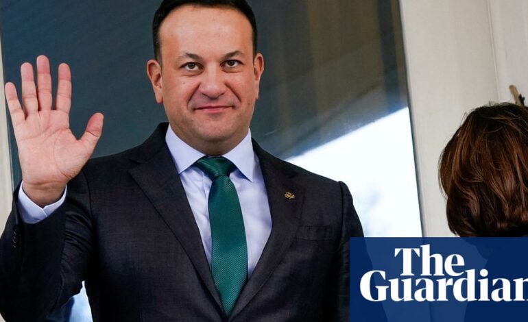 Leo Varadkar: Irlandzki przywódca szokującym odejściem kończy dziedzictwo nowości |  Leo Varadkara