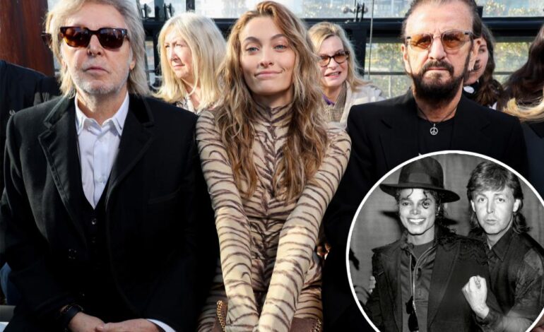 Paris Jackson pozuje z Paulem McCartneyem po Beatlesach, Michael feud